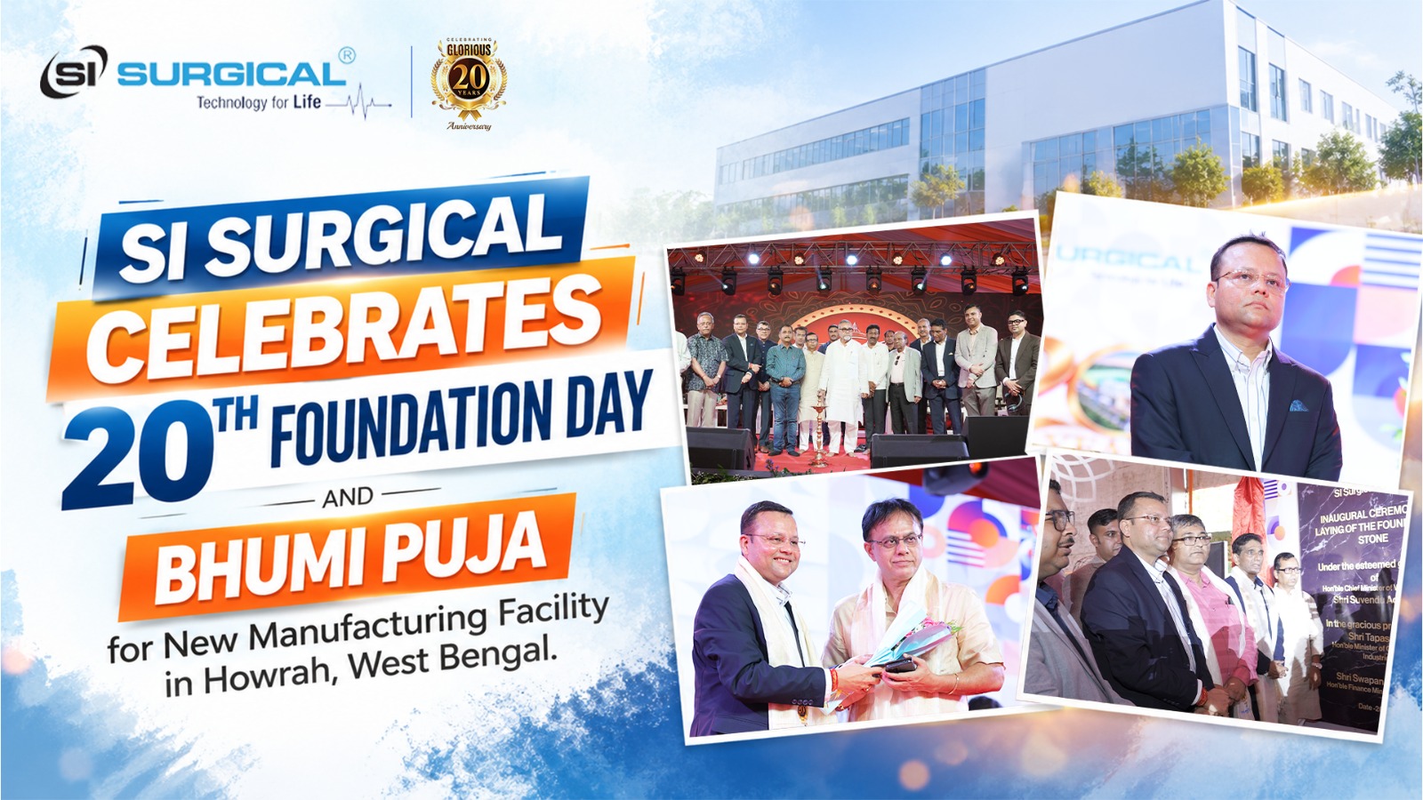 SI Surgical Celebrates 20th Foundation Day and Bhumi Puja for New Manufacturing Facility in Howrah, West Bengal