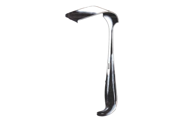 Retractor Hand Held Meyerding Small 9" Long Sharp Teeth