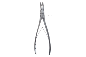 Rongeur-Nibbler Double Action Ruskin Curved 24 cm Long